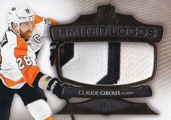 patch karta CLAUDE GIROUX 21-22 UD The CUP Limited Logos /50